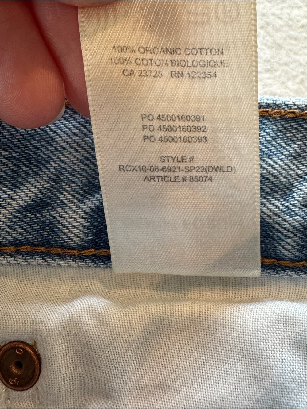 Denim Forum The Yoko High Rise Mid Thigh Midi Denim Jean Short Size 27 / 4 EUC - Picture 11 of 11